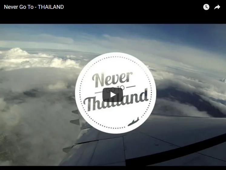 Never go to thailand