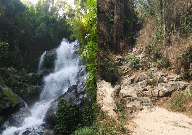 Chiang Mai's Huay Kaew waterfall dries up