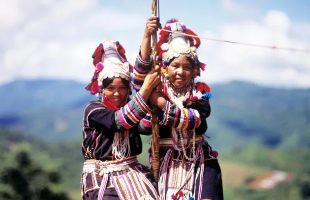 The Akha Swing Festival Thailand
