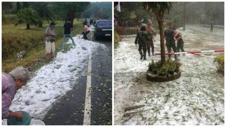 Thailand Weather Leaving Snow Prints