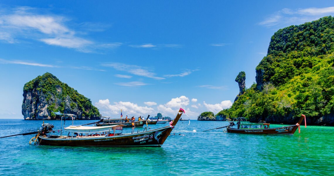 Railay Beach Peninsula in Krabi, Thailand